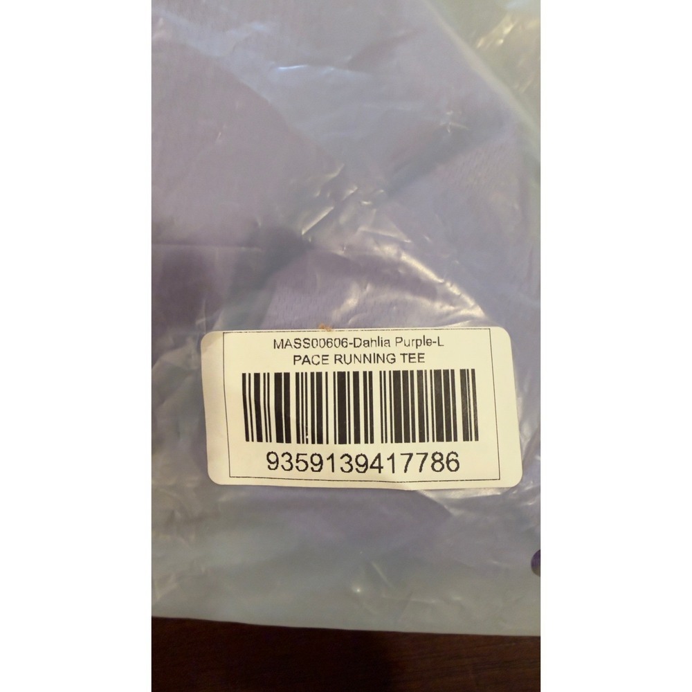 LSKD Mens Pace Running Tee Dahlia Purple Large MASS00606 Performance Shirt NWT - Picture 12 of 16